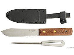 Coltello + punteruolo, fodero